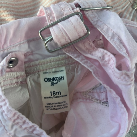 OshKosh B'gosh -  bunny sparkle tule overalls. - Picture 2 of 5